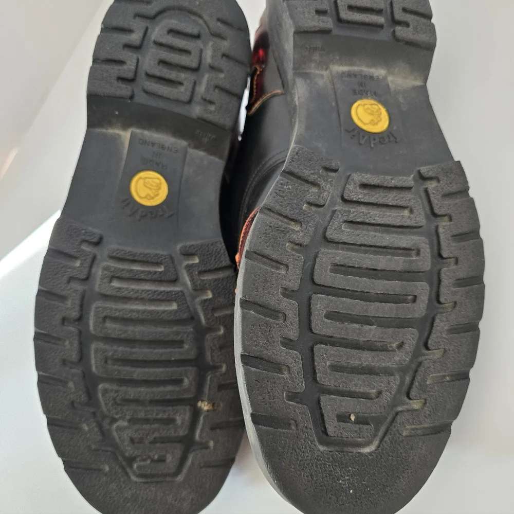 Vintage Tredair Doc Marten Style flame lace up Oxford shoes - Picture 3 of 5